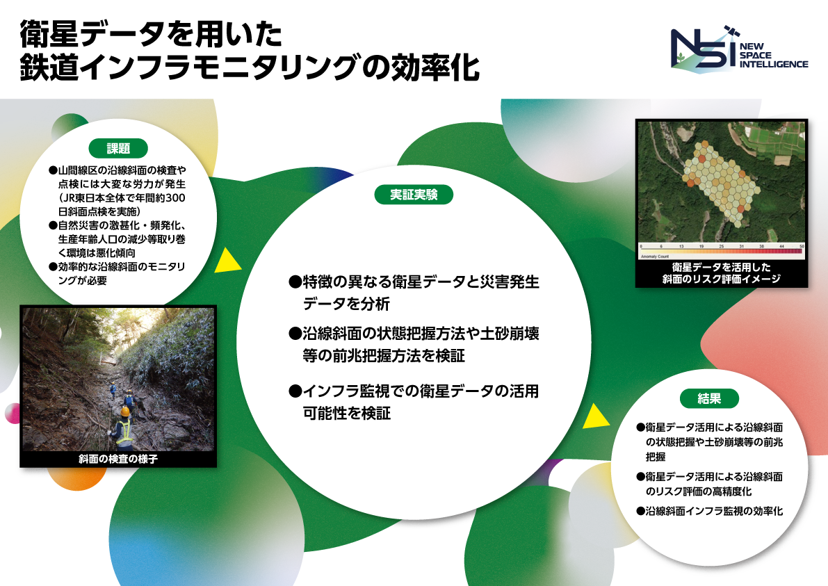衛星データを用いたインフラモニタリングおよびリスク評価サービスの創出